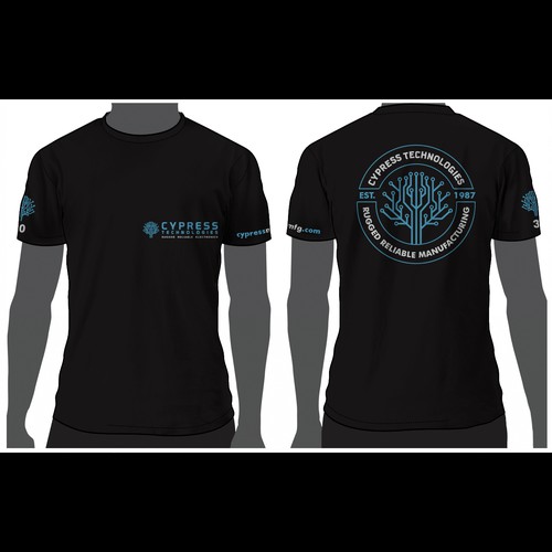 Anniversary t-shirt with the title 'Cypress Technologies'