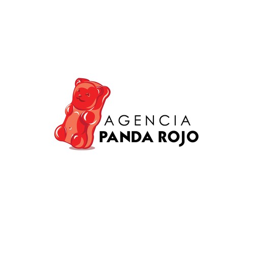 Marketing brand with the title 'Agencia Panda Rojo'