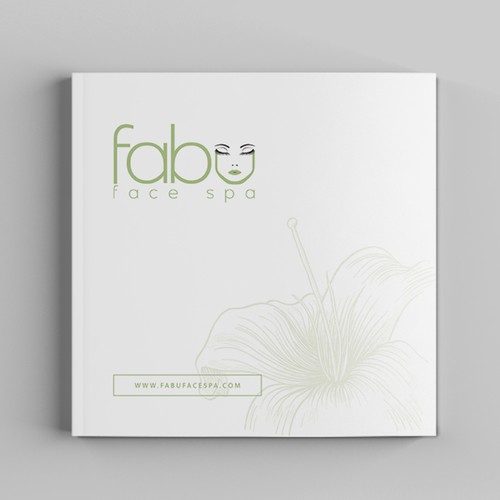 Spa design with the title 'Menu Design'