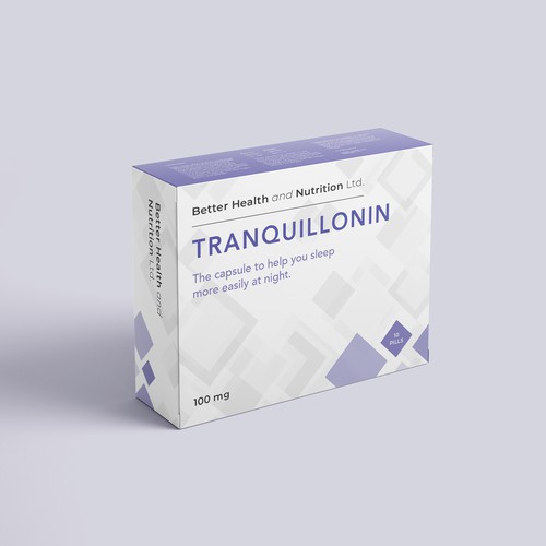 Medicine packaging with the title 'TRANQUILLONIN'