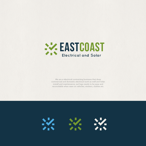 Energy brand with the title 'East Coast Electrical and Solar'