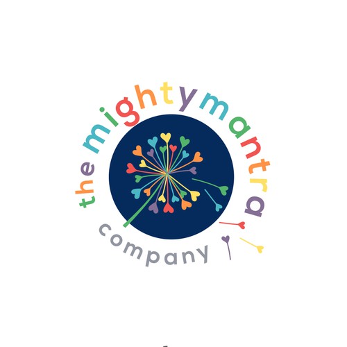 Children's design with the title 'the MightyMantra co.'