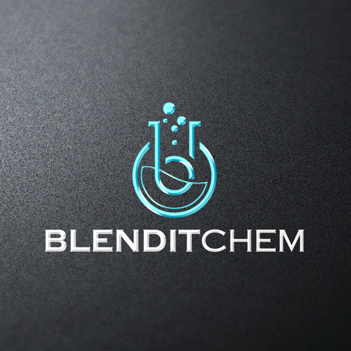 Cleaning brand with the title 'logo concept Blenditchem'
