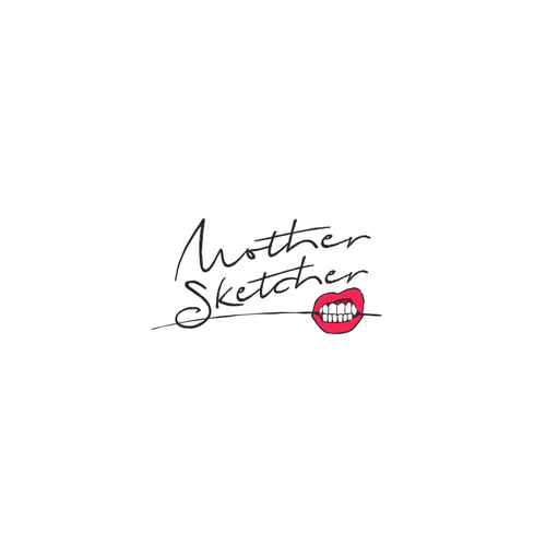 Lip logo with the title 'Mother Sketcher'
