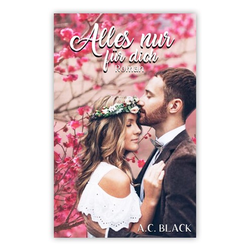 Romantic book cover with the title 'Cover Book Romantic'