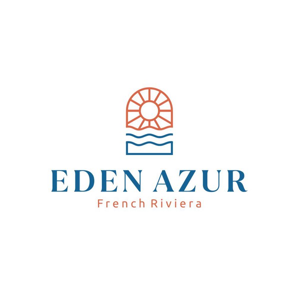 Residence logo with the title 'Eden Azur Logo'