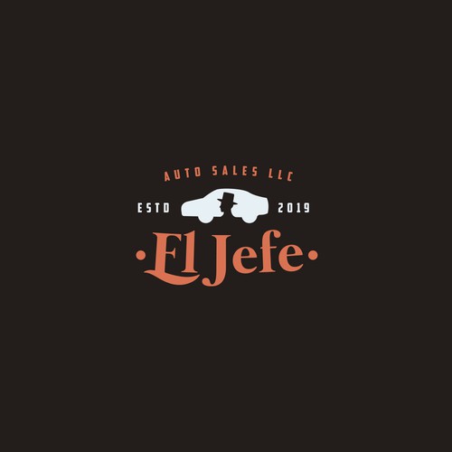 Carwash logo with the title 'El Jefe Logo'