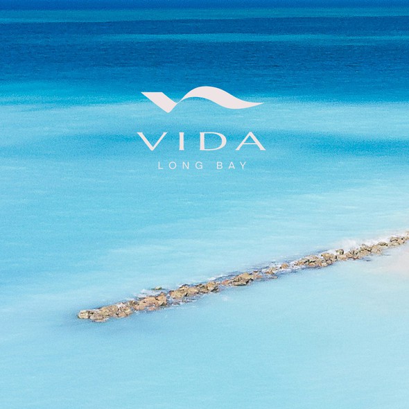 Hotel logo with the title 'Vida'