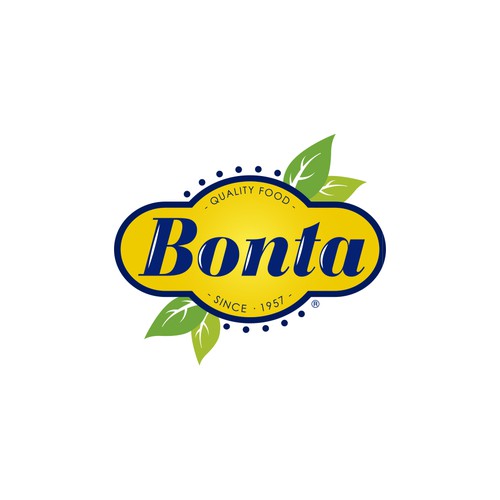 Blue and yellow logo with the title 'Bonta'