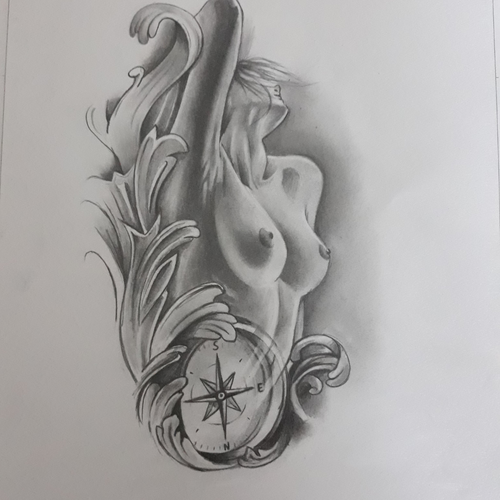 Nude design with the title 'Nude women'