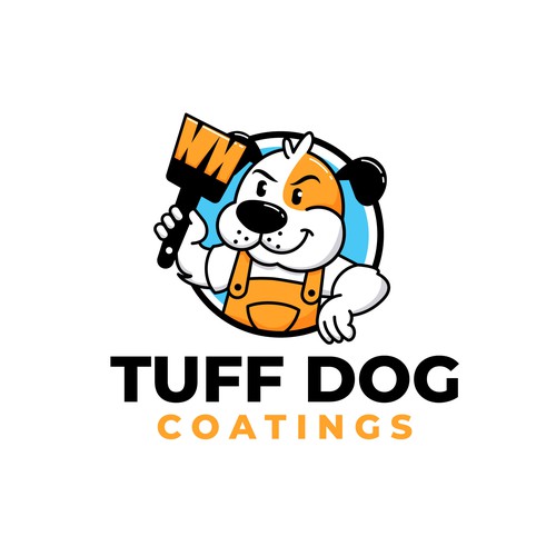 Paint brand with the title 'Tuff Dog Coating'