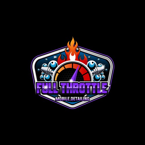 Carwash logo with the title 'mobile detailing'