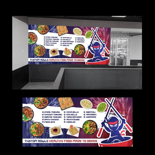 Wallpaper design with the title 'Wall Branding'