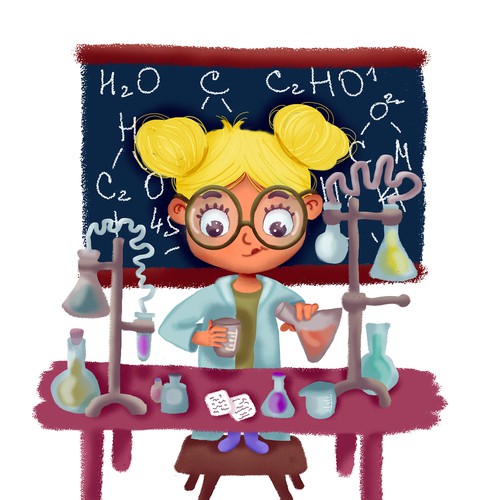 Illustration artwork with the title ' Illustration for children's BOOK'