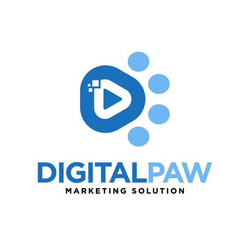 Paw logo with the title 'Bold logo concept for Digital Paw'
