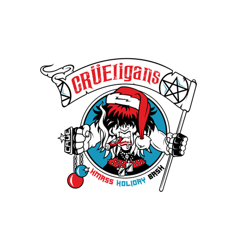 Sticker and decal logo with the title 'Logo design'