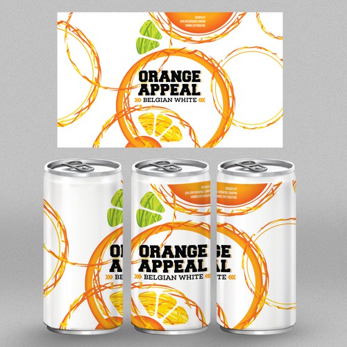 Beer can design with the title 'Beer label'