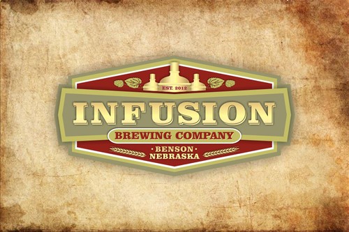 Hop design with the title 'Winning design for Infusion Brewing Company'