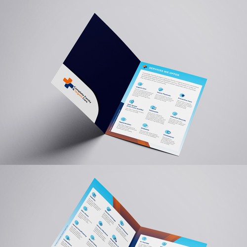 Folder design with the title 'Folder design '