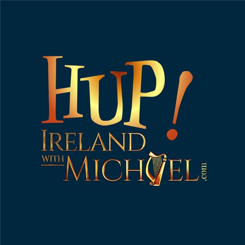 Shirt logo with the title 'Ireland with Michael logo design'