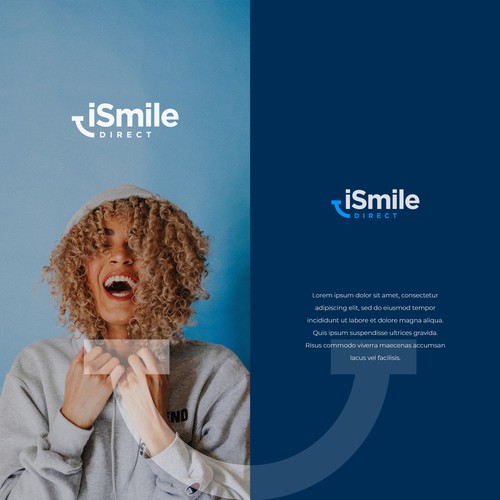 Smile brand with the title 'Logo Design'