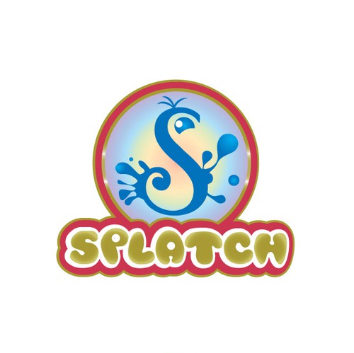 Childish logo with the title 'Children's clothes and shoe line'