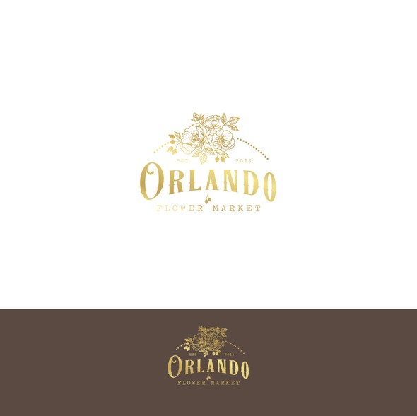 Florida logo with the title 'Logo design for Orlando, Florida flower market'