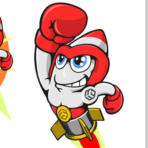 Marker design with the title 'Boxer Rocket'