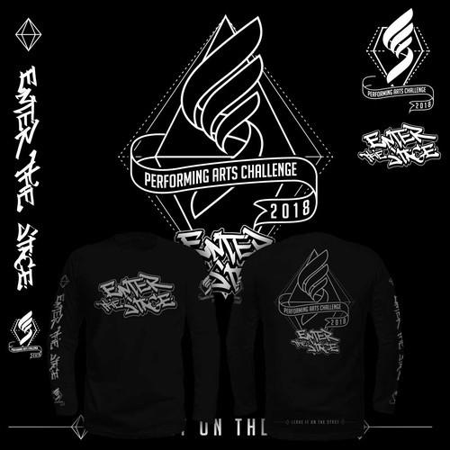 Dance t-shirt with the title 'Enter The stage 2018'