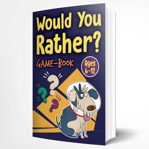 Freehand design with the title 'Would You Rather? Game-Book'