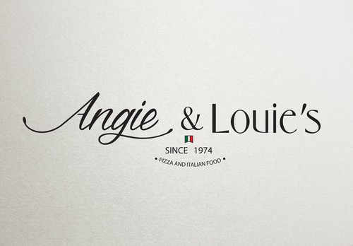 Italian brand with the title 'Angie & Louie's'