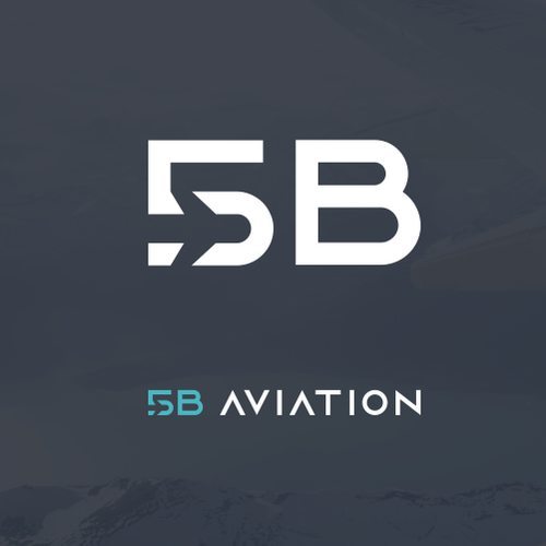 Airplane logo with the title '5B Aviation'