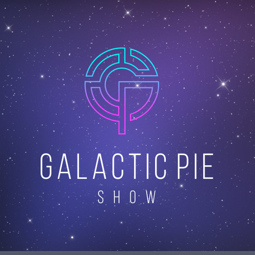 Galaxy design with the title 'initials concept with GP'