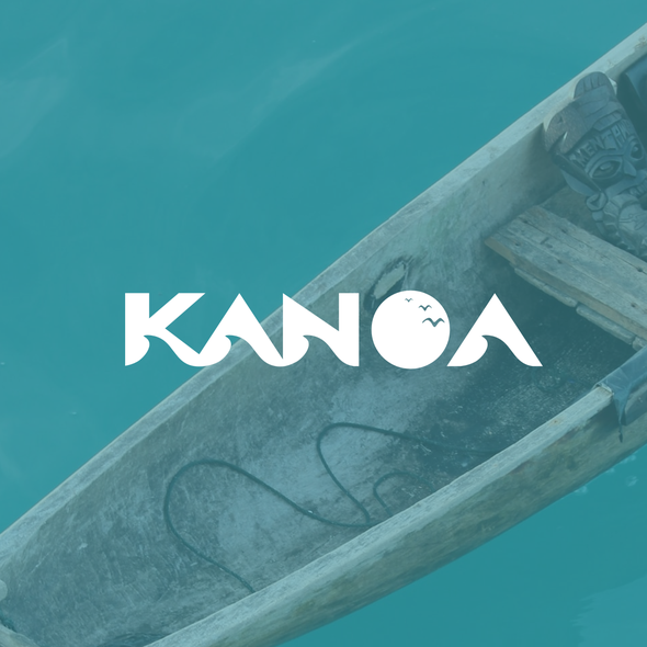 Hawaii surf logo with the title 'Logo design for a Lifestyle Brand named KANOA "the Free one"'