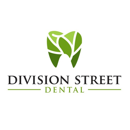 Dental design with the title 'Division Street Dental'