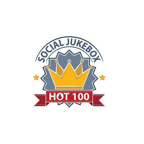 Influencer logo with the title 'Social Jukebox HOT 100'