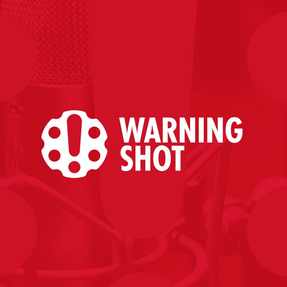 Gun logo with the title 'Warning Shot'