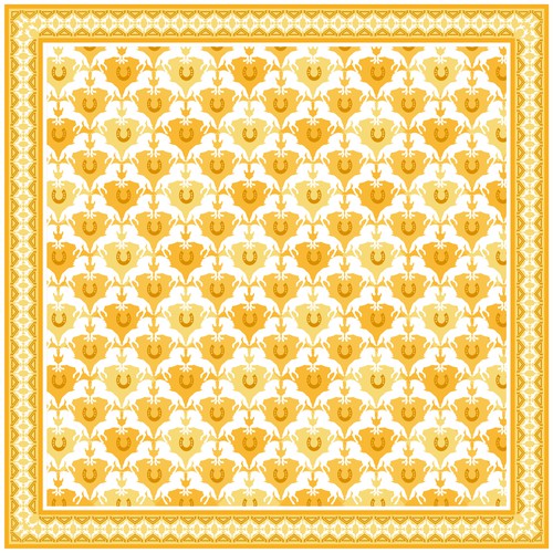 Pattern design artwork with the title 'Equestrian Pattern'
