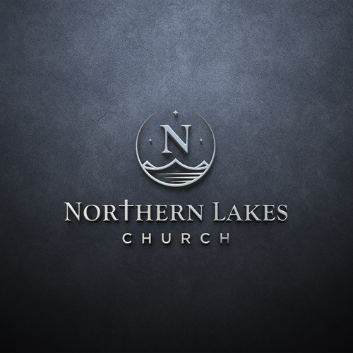 Religious design with the title 'Northern Lakes Church'