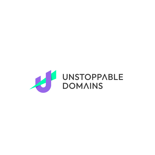 Payment design with the title 'Unstoppable Domains'