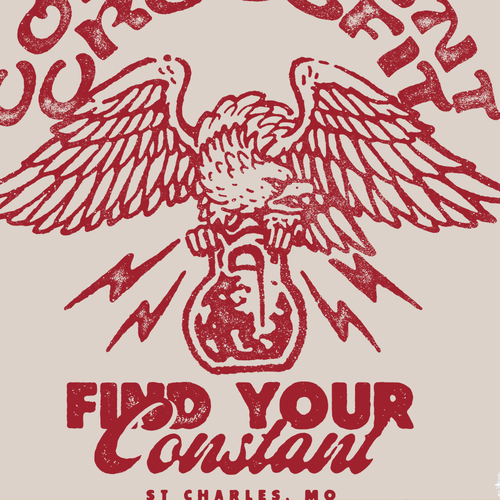 Eagle t-shirt with the title 'Vintage Grunge Hand Drawn Illustration'