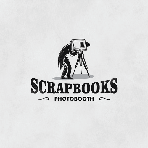 Wedding logo with the title 'Scrapbooks'