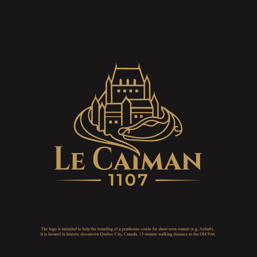 Swamp logo with the title 'Le Caiman 1107'