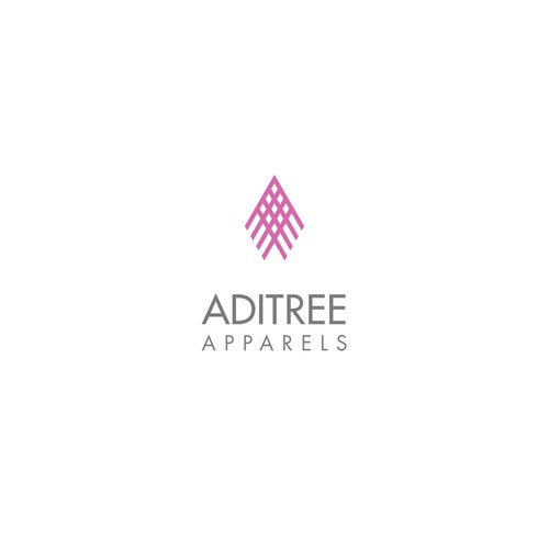 Cloth design with the title 'Concept for Aditree Apparels, a large apparel manufacturer'