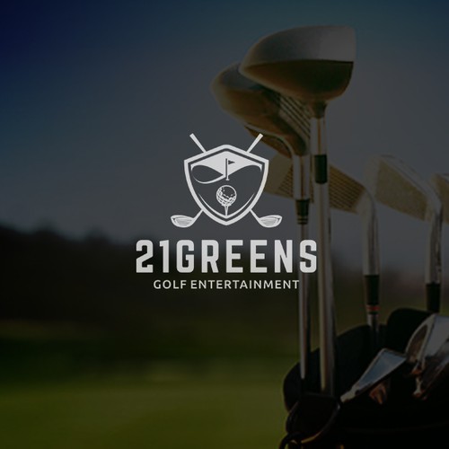 Golf brand with the title 'Logo design '