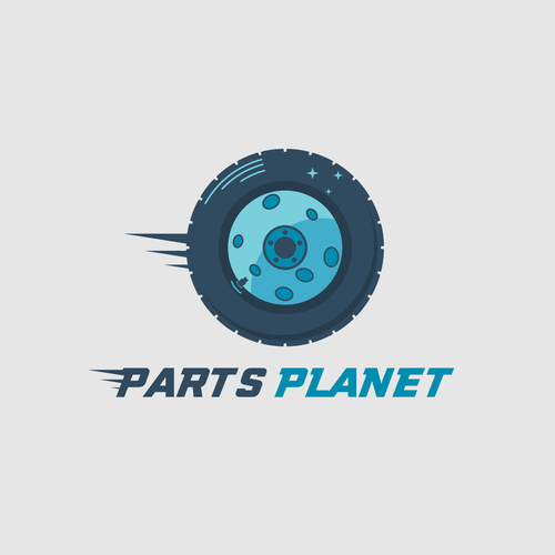 Tire logo with the title 'Parts Planet'