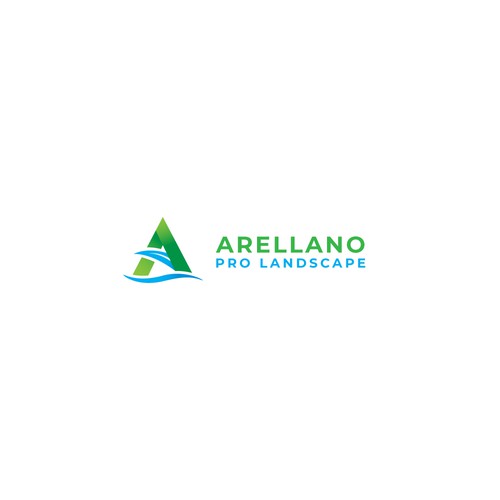 Landscaping brand with the title 'Arellano pro landscape'