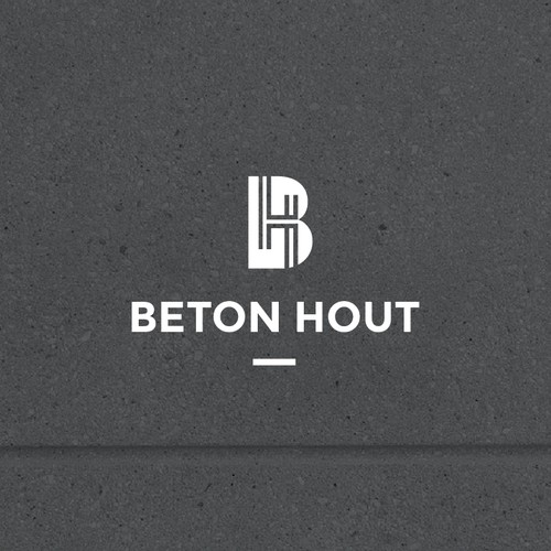 Accessories brand with the title 'Logo concept for Beton Hout'