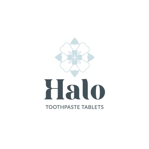 Sustainable logo with the title 'Logo for an oral care brand'