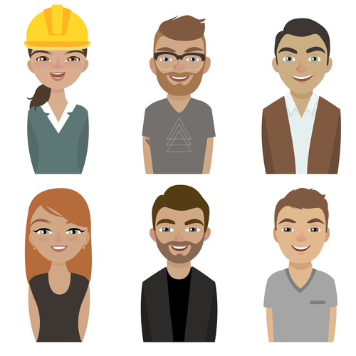 Engineering design with the title 'Character design'